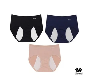 (SET of 3) Wacoal Overnight Panty Mid Waist Women Period Protect (WU5E01/WU5T01) - Picture 1 of 4