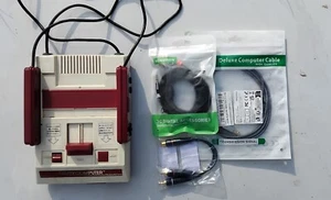 AV Mod Nintendo Famicom Console - 5v usb power mod and new av pcb. No jailbars - Imagen 1 de 22
