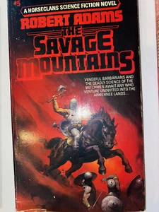 Vintage Taschenbuch Lot #49 Robert Adams Horseclans Savage Mountains SF Roman - Bild 1 von 1