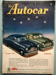 Autocar magazine - December 1950 / featuring Javelin Jupiter road test - Imagen 1 de 7