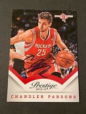 Chandler Parsons Signed 2013-14 Panini Prestige Card Auto Rockets Autograph COA
