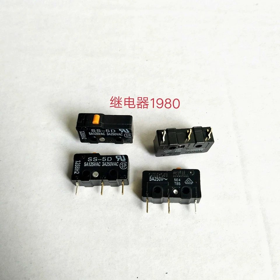 10PCS SS-5D Snap Action Limit Switch 3Pin 5A 250V - Image 1 of 1