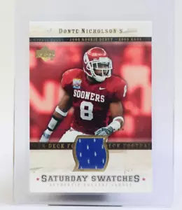 Carta Upper Deck 2005 Sunday Swatches DONTE NICHOLSON -COME NUOVA - confezione fresca - Foto 1 di 2