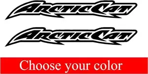 Arctic Cat 12" Set Vinyl Decal SNOWMOBILE ATV UTV TRAILER Graphic - Picture 1 of 2