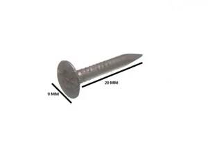 Clavos De Fieltro Para Tejado Galvanizados 20 Mm Tamaño De Paquete 250 - Imagen 1 de 1