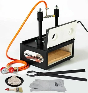 DFHS2+2D/3.6" GAS PROPANO FORJA Horno Quemador Herrero para Herraderos - Imagen 1 de 12