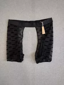 SKIMS Women's After Hours High Waisted Open Shorts Panties Onyx 4X AP-SHO-1318 - Picture 1 of 7