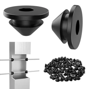 100PCS Cable Railing Rubber Grommets for 1/8Inch 5/32Inch 3/16Inch Cable8930 - Picture 1 of 7