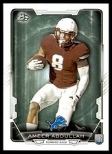 Ameer Abdullah 2015 Bowman Rookie Card  #33