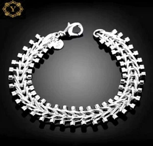 💫 Schickes Armband aus 925er Sterlingsilber mit außergewöhnlichem Flechtmuster - Bild 1 von 1