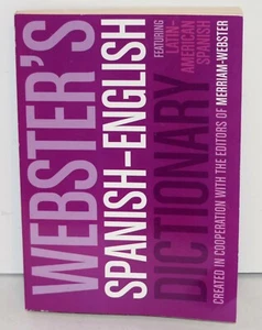 Websters Spanish English Dictionary  - Picture 1 of 2