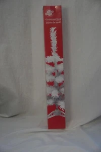 Casa di Natale - Albero di Natale Artificiale Bianco da Tavolo 18" Nuovo con scatola - Foto 1 di 2