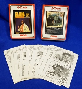 Lote de 2 Elvis Presley 8 pistas oro puro, nuestros recuerdos + 25 boletas de estampillas en blanco - Imagen 1 de 12