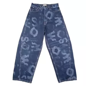 BDG Urban Outfitters High Rise Extreme Baggy Jeans Women's Sz 29 Blue Streetwear - Picture 1 of 16