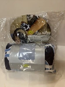 Itzy Ritzy Wrap Infant Car Seat Handle Cushion Social Circle Blue - Picture 1 of 6