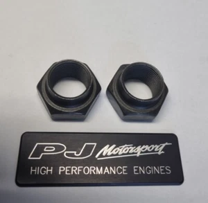 COSWORTH 4X4 FRONT DRIVESHAFT HUB NUT X2 ESCORT  FIESTA RS TURBO GENUINE FORD - Picture 1 of 2