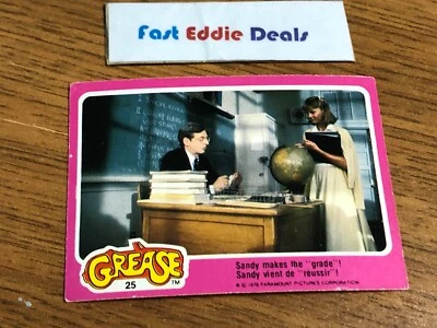 1978 O-PEE-CHEE GREASE THE MOVIE FRENCH CARD 25 OLIVIA NEWTON JOHN CANADA SANDY - Image 1 of 2