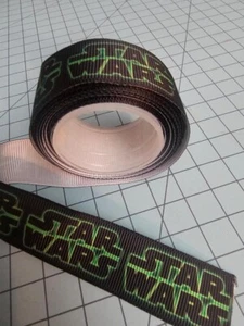Cinta Starwars 7/8" de ancho cinta de grano grueso 3 3/4 yardas - Imagen 1 de 1
