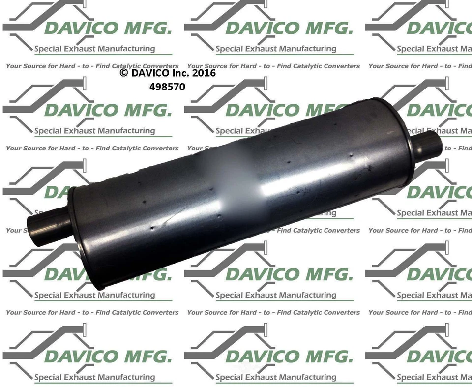 Silenciador de escape - Silenciador de ajuste directo Davico 498570 se adapta a 98-01 Dodge Ram 1500 Foto 1 de 1