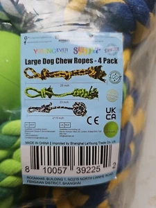 Youngever Dog Rope Toys, Puppy Chew Toys Dog Toys for Medium to Large Dogs (4... - Picture 1 of 3