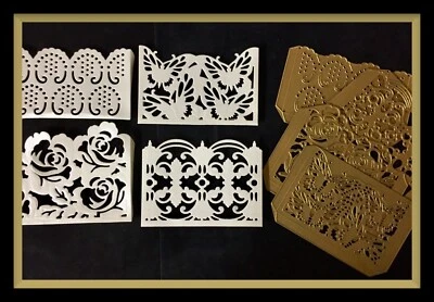 Anna Griffin PRETTY POCKETS Cut & Emboss Die Set ***NEW*** #974 - Image 1 of 4