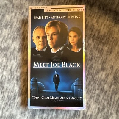 Meet Joe Black (VHS, 1999 2- tapes)  Anthony Hopkins Brad Pitt - Image 1 of 3