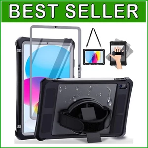All-in-One Waterproof iPad Case for 11" & 10.9" with Adjustable Straps and Stand - Picture 1 of 9