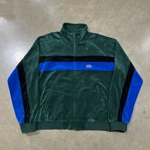 Supreme Martine Rose Velour Track Jacket Green (Preowned) Medium - Picture 1 of 5