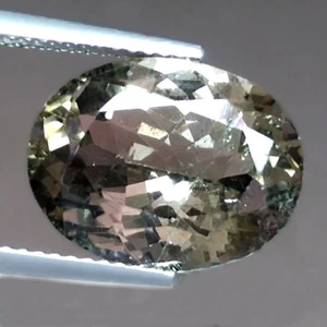 8.29cts Huge Oval Natural Bi Color Tourmaline Loose Genuine Gemstones - Picture 1 of 3