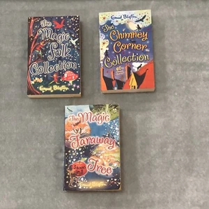 Enid Blyton 3 Book Set Magic Faraway Tree Magic Folk Chimney Corner Collection - Picture 1 of 22