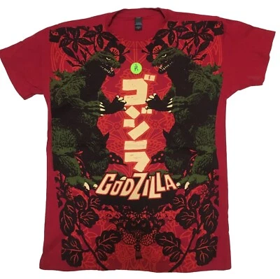 Godzilla T-Shirt Mirror Image 2011 New Cndn - Image 1 of 4
