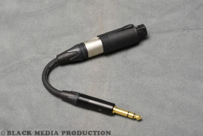 Adapter Kabel XLR Unisex - Klinke Stecker 6,3mm symmetrisch Neutrik ConvertCon - Bild 1 von 3