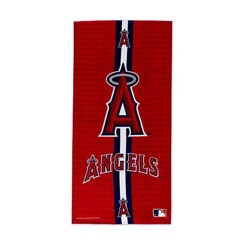 Los Angeles Anaheim Angels 100% Cotton Full Size 30" x 60" Beach / Bath Towel Cover