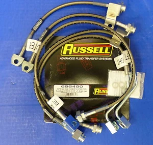 Russell 696490 Brake Line Hose Kit Ford F250 F350 Super Duty Excursion 4-5" Lift - Picture 1 of 2