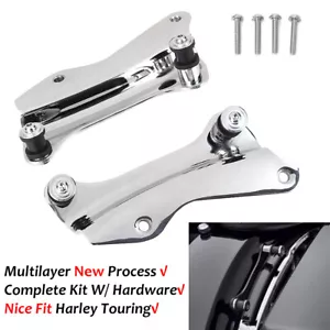 Kit de acoplamiento de 4 puntos estación de hardware para Harley Touring 2014-2019 rack Sissybar - Imagen 1 de 12