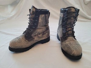 Rocky Camo Boots Hiking Hunting Lace Up Thinsulate Bearclaw 3610 Youth Size 5 - Picture 1 of 24