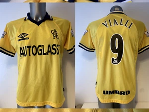 Chelsea Vialli Shirt Umbro Jersey Adult Small 40" Football Soccer 1998 Vintage - Picture 1 of 6