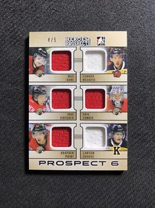2014-15 ITG HEROES & PROSPECTS DOMI/MCDAVID/POINT/CROUSE 6 JSY PATCH #ed 4/5 RC - Picture 1 of 2