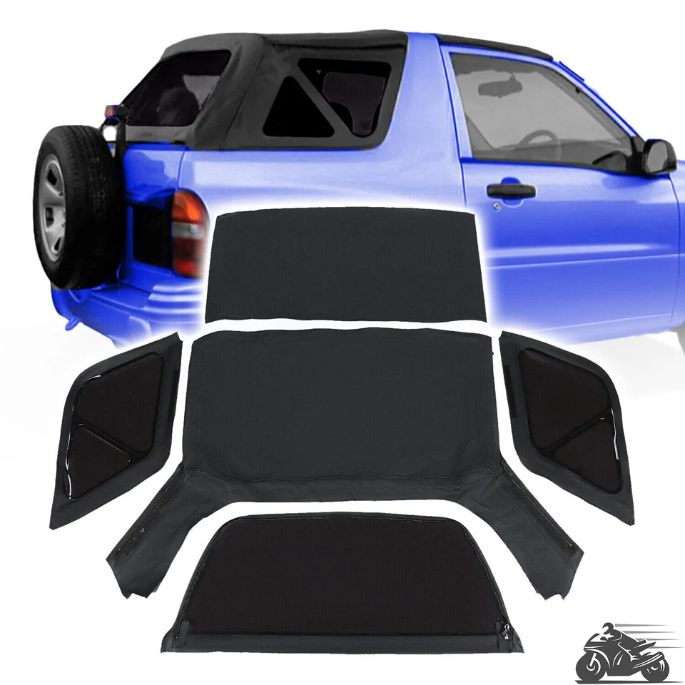 Replacement Soft Top with Tinted Window For 99-2004 Suzuki Vitara Chevy Tracker - Image 1 of 4