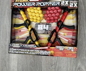 Atomic Power Popper 2 Gun Pack mit 84 Weichschaumbällen - Indoor oder Outdoor Spiel - Bild 1 von 3