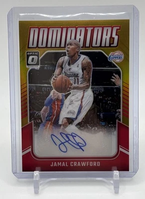 2024-25 Panini Optic Jamal Crawfod Auto Gold 4/10 Dominators Clippers! Foto 1 de 4