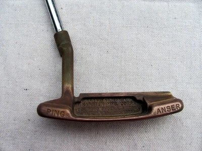 Vintage Ping Anser Slotted Putter 35" with new Ping Man Grip Phoenix AZ 85068 - Image 1 of 4