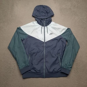 Chaqueta Nike Sportswear Windrunner para hombre azul medio cremallera completa con capucha 727324-491 - Imagen 1 de 8