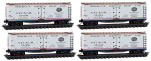 N MICRO TRAINS 983 00 236 NYC & HR  40' Double Sheathed wood Reefer set - Picture 1 of 1