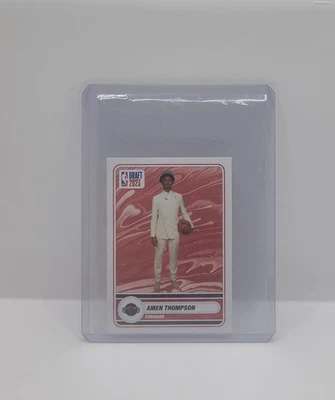 2023-24 Amen Thompson Panini NBA Draft Rookie Basketball #82 Sticker - Image 1 of 2