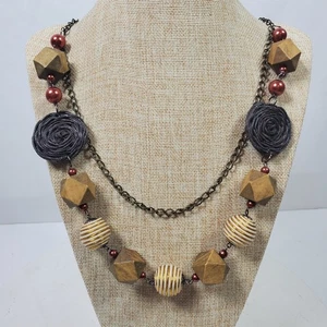Collana Vintage Dichiarazione Peruviana 36 Pollici Multi Catena Pullover - Foto 1 di 4
