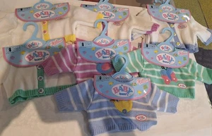 BABY BORN Strickoberteil, versch. Modelle, für Puppen 43 cm, neu u. unbenutzt. - Bild 1 von 11