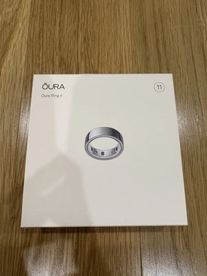 BRAND NEW SEALED Oura Ring 4 Smart Ring Size 11 Activity Tracker, 4th Gen Silver - Image 1 of 3