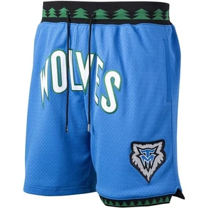 Just Don Mitchell & Ness Minnesota Timberwolves 🐺 2004 AUTHENTIC BLUE SHORTS - Picture 1 of 26