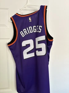 Mikal Bridges Suns Purple Retro Sunburst Jersey XL (size 52) - Picture 1 of 7
